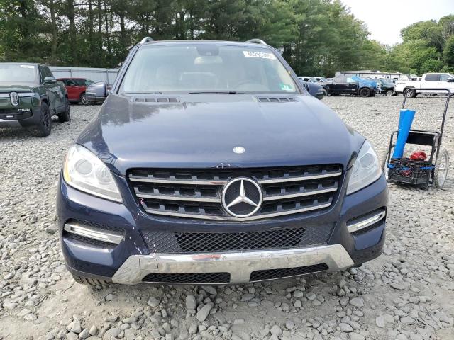 4JGDA5HB9FA467210 - 2015 MERCEDES-BENZ ML 350 4MATIC BLUE photo 5