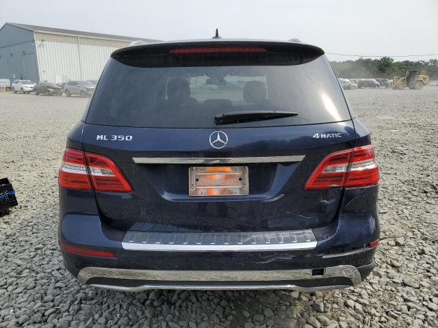 4JGDA5HB9FA467210 - 2015 MERCEDES-BENZ ML 350 4MATIC BLUE photo 6