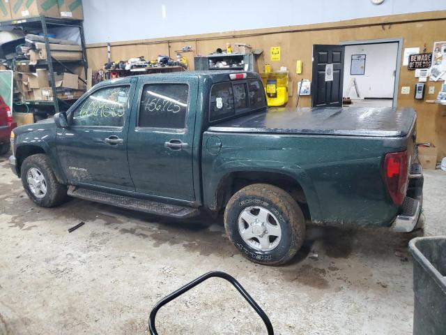 1GTDT138X58197722 - 2005 GMC CANYON GREEN photo 2