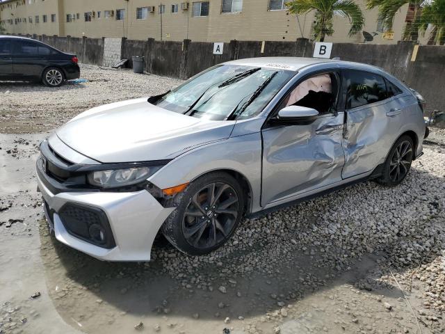 SHHFK7H41KU210615 - 2019 HONDA CIVIC SPORT 银色 照片 1