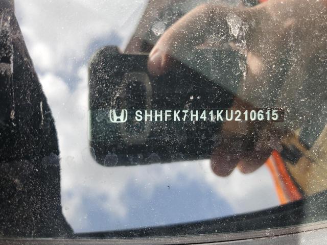 SHHFK7H41KU210615 - 2019 HONDA CIVIC SPORT 银色 照片 12