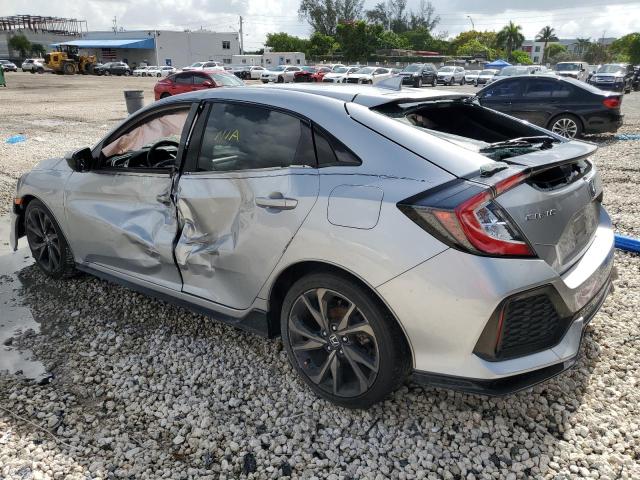 SHHFK7H41KU210615 - 2019 HONDA CIVIC SPORT 银色 照片 2