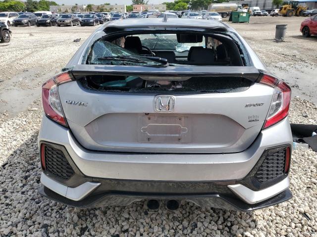 SHHFK7H41KU210615 - 2019 HONDA CIVIC SPORT 银色 照片 6