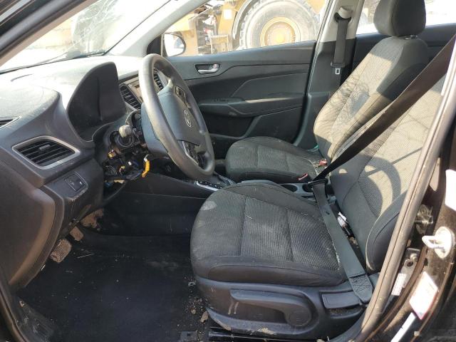 3KPC24A64LE112958 - 2020 HYUNDAI ACCENT SE BLACK photo 7