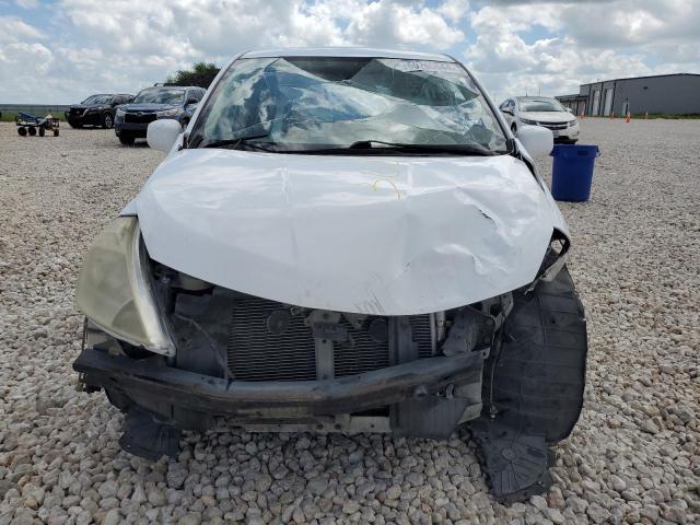 3N1BC13E67L392253 - 2007 NISSAN VERSA S WHITE photo 5