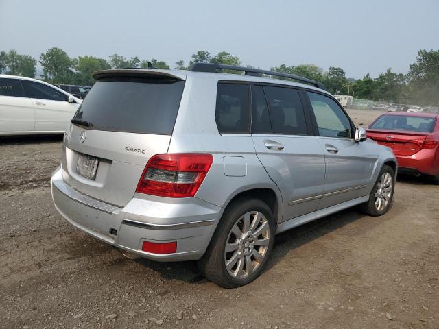 WDCGG8HB9BF670736 - 2011 MERCEDES-BENZ GLK 350 4MATIC SILVER photo 3