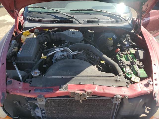 1B7GL22X2WS594809 - 1998 DODGE DAKOTA BURGUNDY photo 11