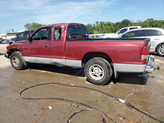 1B7GL22X2WS594809 - 1998 DODGE DAKOTA BURGUNDY photo 2
