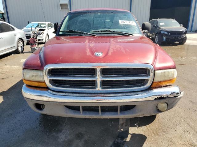 1B7GL22X2WS594809 - 1998 DODGE DAKOTA BURGUNDY photo 5