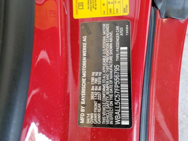 WBALL5C57FP556795 - 2015 BMW Z4 SDRIVE28I RED photo 13