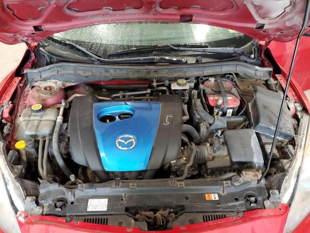 JM1BL1LP8D1816047 - 2013 MAZDA 3 I RED photo 12