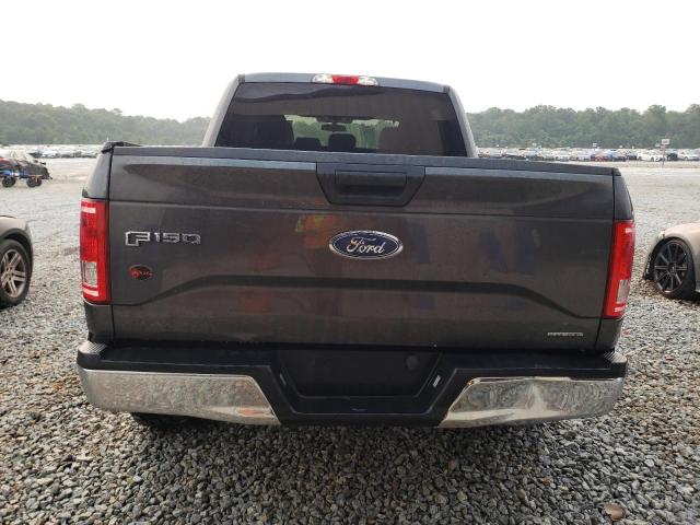 1FTEW1CF9GFA15906 - 2016 FORD F150 SUPERCREW GRAY photo 6