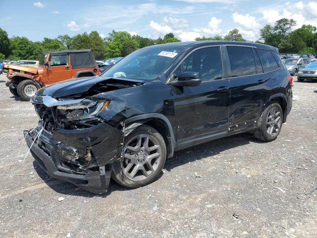 5FNYF7H53NB005048 - 2022 HONDA PASSPORT EXL أسود صورة 1