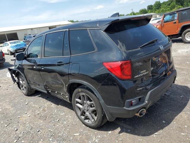 5FNYF7H53NB005048 - 2022 HONDA PASSPORT EXL أسود صورة 2