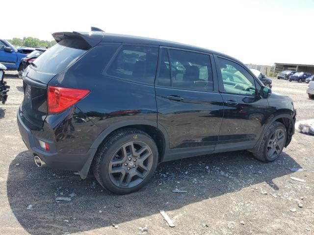 5FNYF7H53NB005048 - 2022 HONDA PASSPORT EXL أسود صورة 3