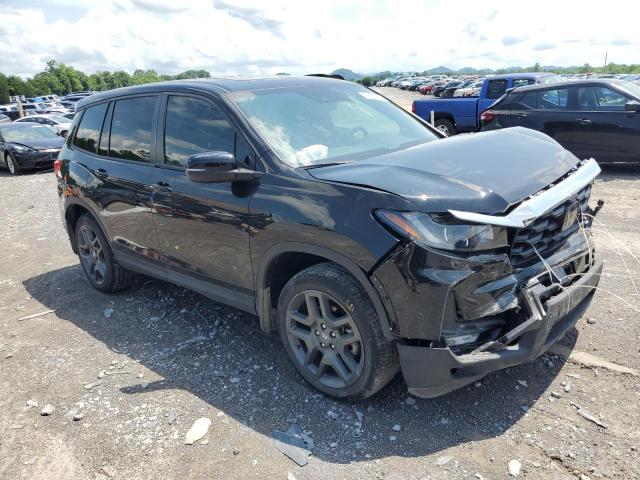 5FNYF7H53NB005048 - 2022 HONDA PASSPORT EXL أسود صورة 4