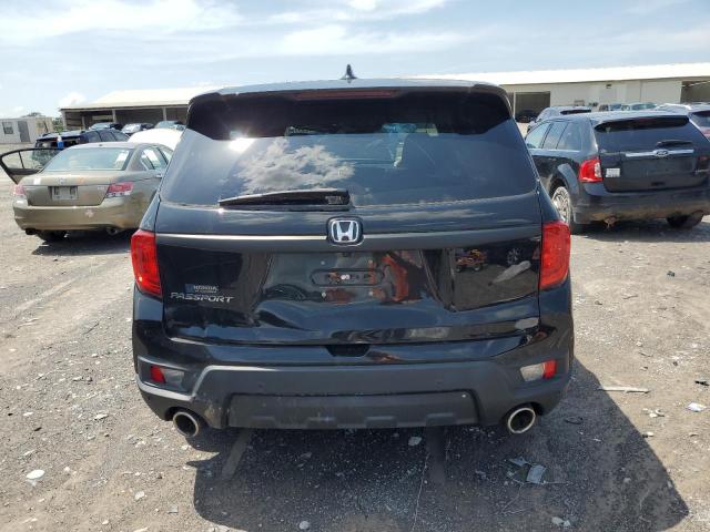 5FNYF7H53NB005048 - 2022 HONDA PASSPORT EXL أسود صورة 6
