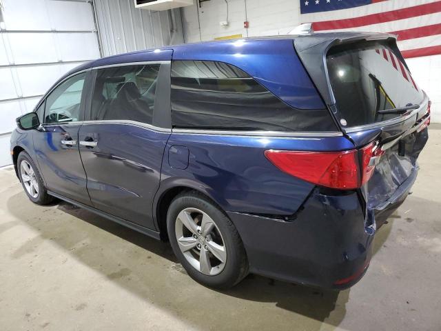 5FNRL6H75KB124367 - 2019 HONDA ODYSSEY EXL Azul foto 2