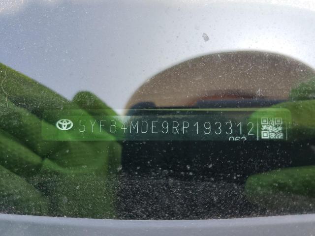 5YFB4MDE9RP193312 - 2024 TOYOTA COROLLA LE 白色 照片 12