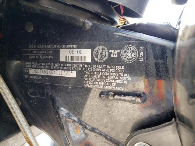 1HD1FCW1X6Y711721 - 2006 HARLEY-DAVIDSON FLHTCUI 灰色 照片 8