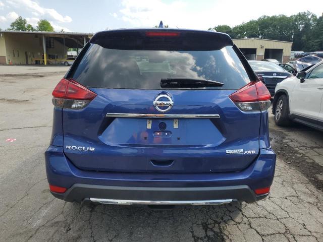 5N1AT2MV6KC827253 - 2019 NISSAN ROGUE S BLUE photo 6