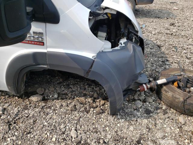 3C6TRVDG1HE511170 - 2017 RAM PROMASTER 2500 HIGH Ақ фото 10