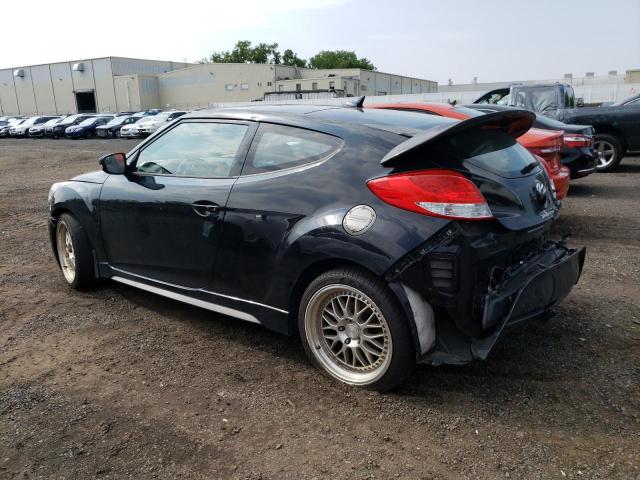 KMHTC6AE7GU296957 - 2016 HYUNDAI VELOSTER TURBO BLACK photo 2