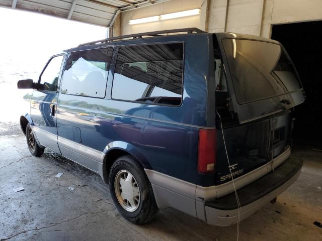 1GKDM19W9YB523038 - 2000 GMC SAFARI XT BLUE photo 2