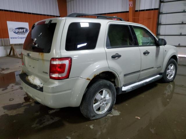 1FMCU93198KA74684 - 2008 FORD ESCAPE XLT BEIGE photo 4