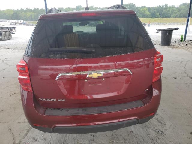 2GNFLFEK5H6155605 - 2017 CHEVROLET EQUINOX LT MAROON photo 6