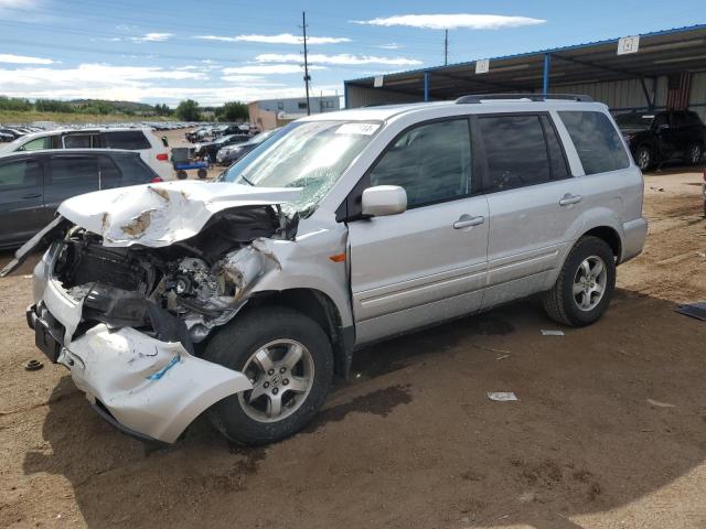 5FNYF285X8B030858 - 2008 HONDA PILOT EXL SILVER photo 1