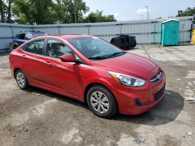 KMHCT4AE3GU013023 - 2016 HYUNDAI ACCENT SE RED photo 4