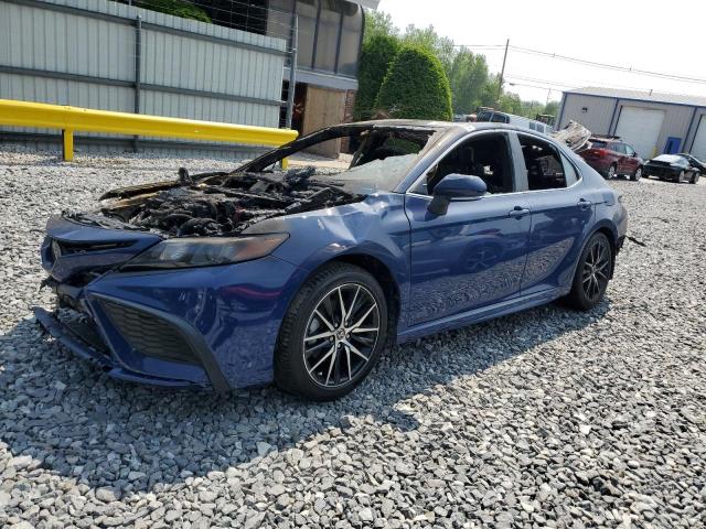 4T1T11BK2PU088868 - 2023 TOYOTA CAMRY SE NIGHT SHADE BLUE photo 1