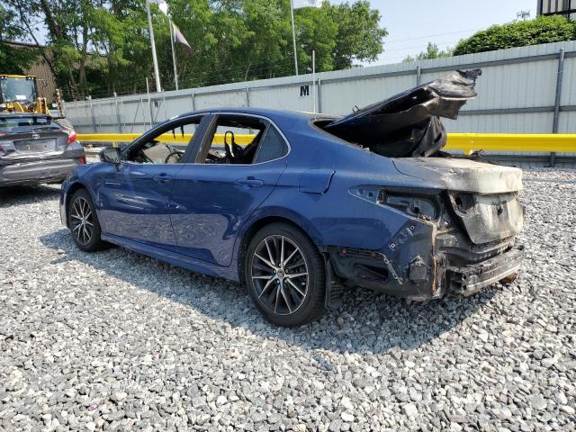4T1T11BK2PU088868 - 2023 TOYOTA CAMRY SE NIGHT SHADE BLUE photo 2