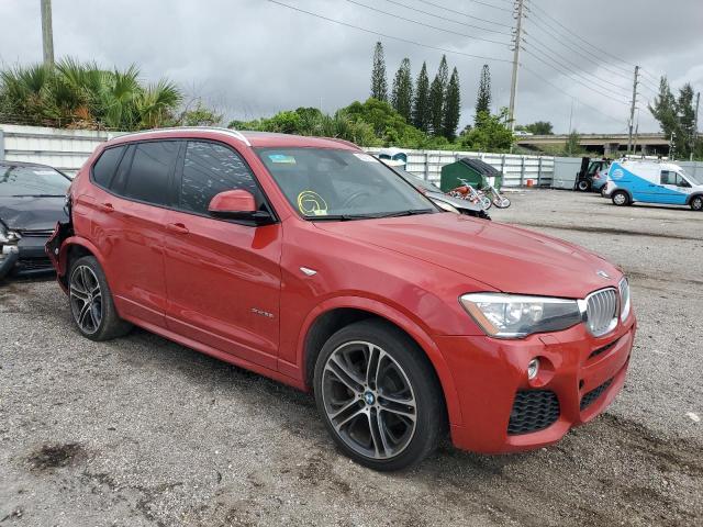 5UXWZ7C53H0U44824 - 2017 BMW X3 SDRIVE28I RED photo 4