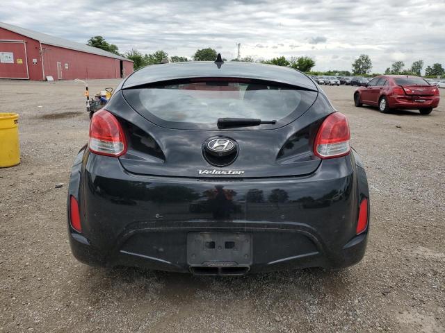 KMHTC6AD3CU037545 - 2012 HYUNDAI VELOSTER BLACK photo 6