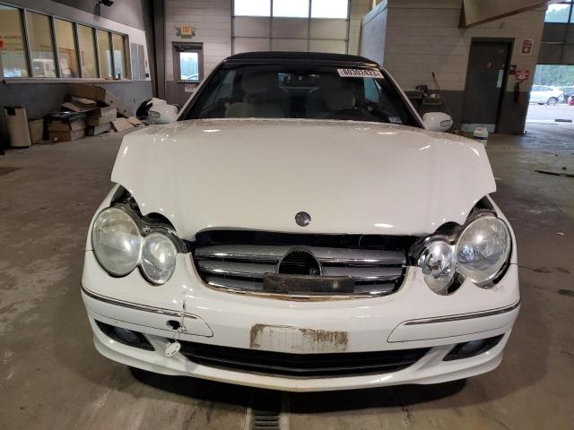 WDBTK56F69T101893 - 2009 MERCEDES-BENZ CLK 350 WHITE photo 5