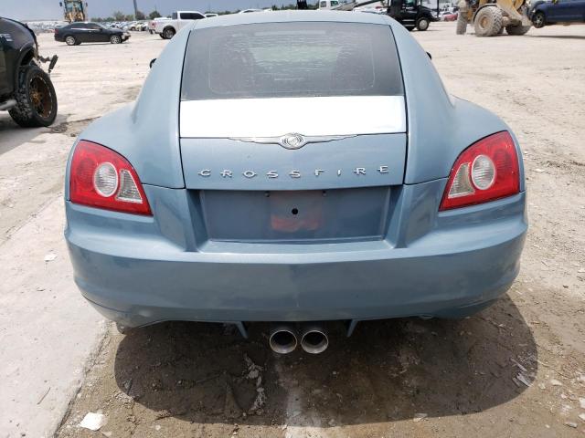 1C3AN69L24X021861 - 2004 CHRYSLER CROSSFIRE LIMITED TURQUOISE photo 6