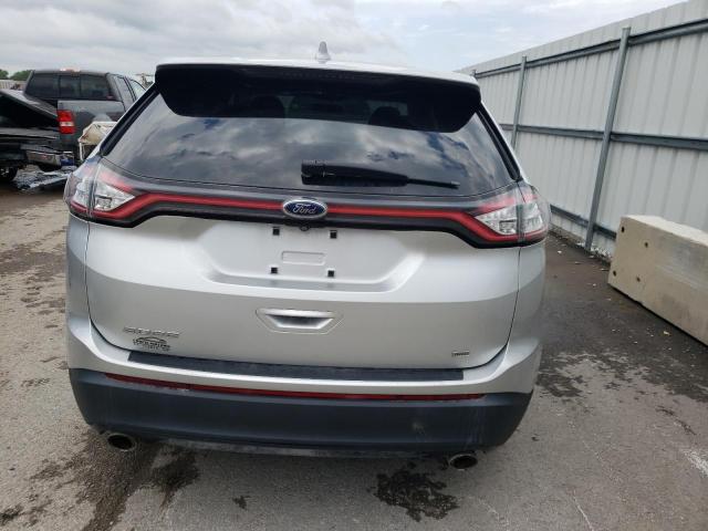 2FMTK4G82FBB52777 - 2015 FORD EDGE SE SILVER photo 6