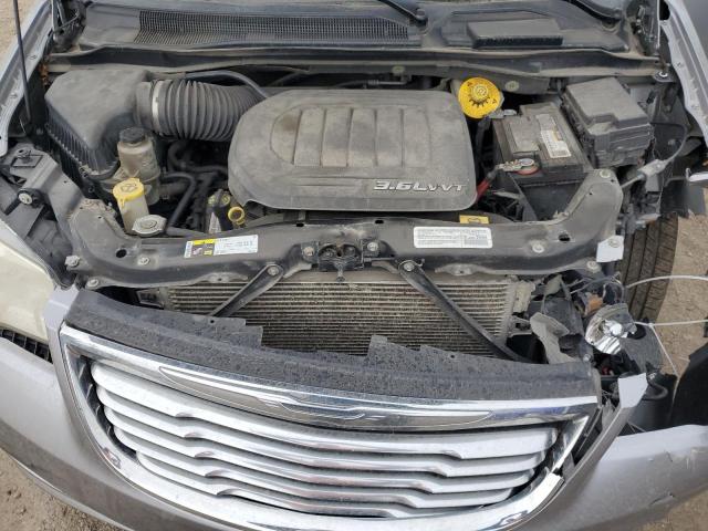 2C4RC1CG8ER373538 - 2014 CHRYSLER TOWN & COU TOURING L SILVER photo 12