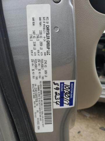 2C4RC1CG8ER373538 - 2014 CHRYSLER TOWN & COU TOURING L SILVER photo 13