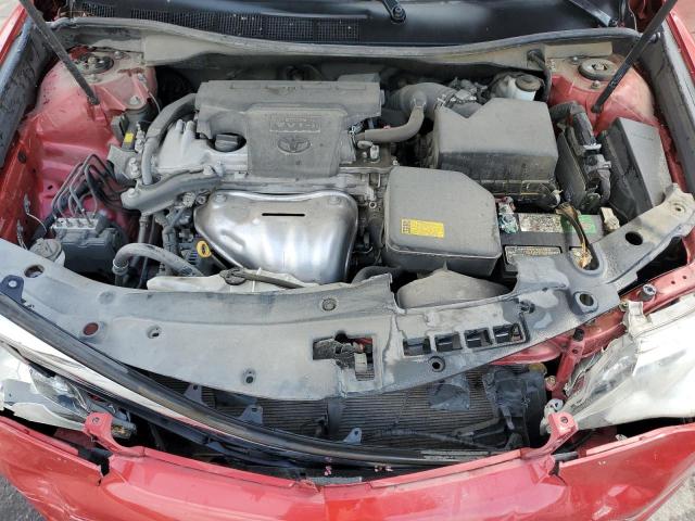 4T4BF1FK1CR206318 - 2012 TOYOTA CAMRY BASE RED photo 11