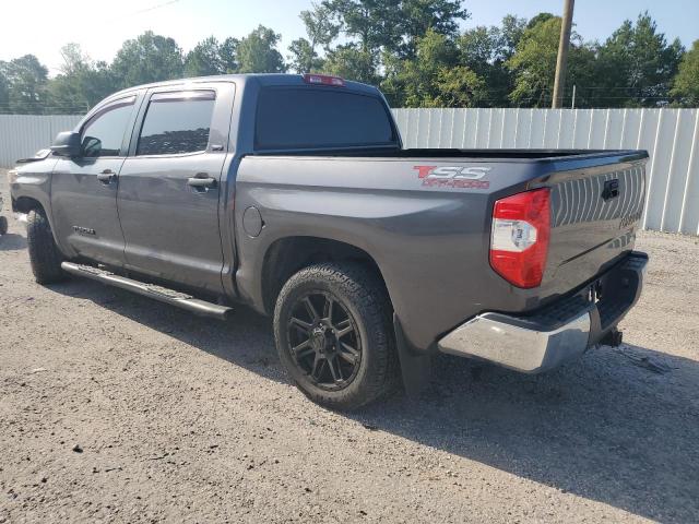 5TFEM5F16KX143777 - 2019 TOYOTA TUNDRA CREWMAX SR5 GRAY photo 2