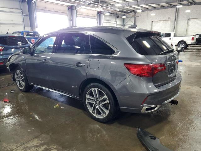 5FRYD7H70HB001078 - 2017 ACURA MDX SPORT HYBRID ADVANCE GRAY photo 2