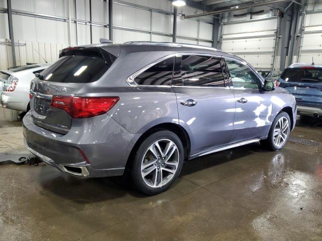 5FRYD7H70HB001078 - 2017 ACURA MDX SPORT HYBRID ADVANCE GRAY photo 3