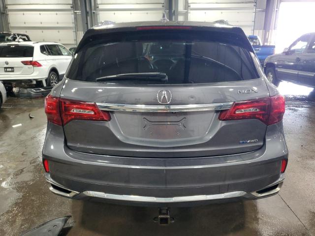 5FRYD7H70HB001078 - 2017 ACURA MDX SPORT HYBRID ADVANCE GRAY photo 6