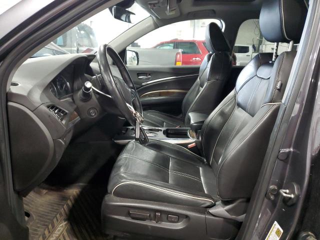 5FRYD7H70HB001078 - 2017 ACURA MDX SPORT HYBRID ADVANCE GRAY photo 7