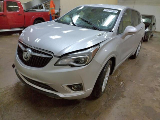 LRBFXBSA3KD125107 - 2019 BUICK ENVISION PREFERRED SILVER photo 2