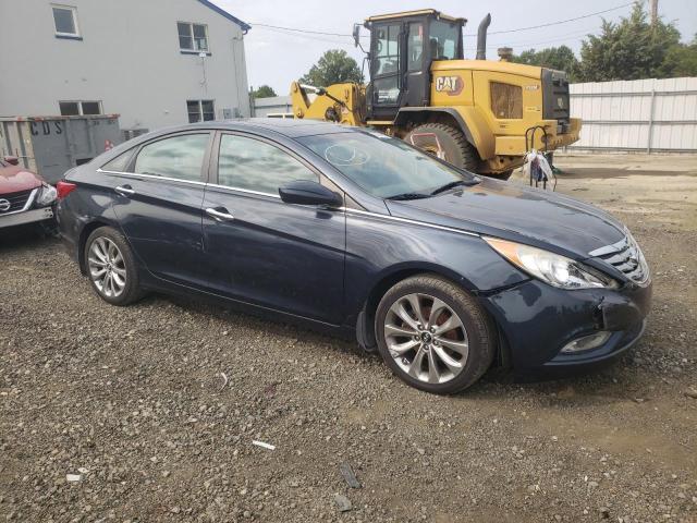 5NPEC4AB1CH456665 - 2012 HYUNDAI SONATA SE BLUE photo 4