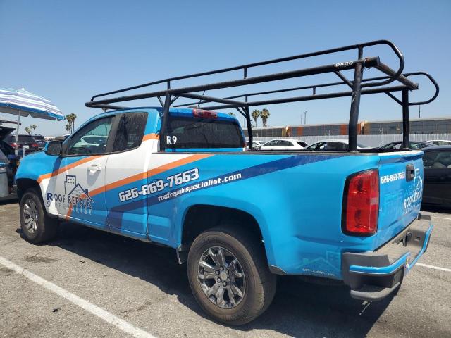 1GCHSCEN5M1110643 - 2021 CHEVROLET COLORADO LT BLUE photo 2